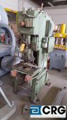 Clearing No 22 hydraulic press, Torc-Pac No 22T-620-30,'press capacity 22, stroke 4, adjustment of