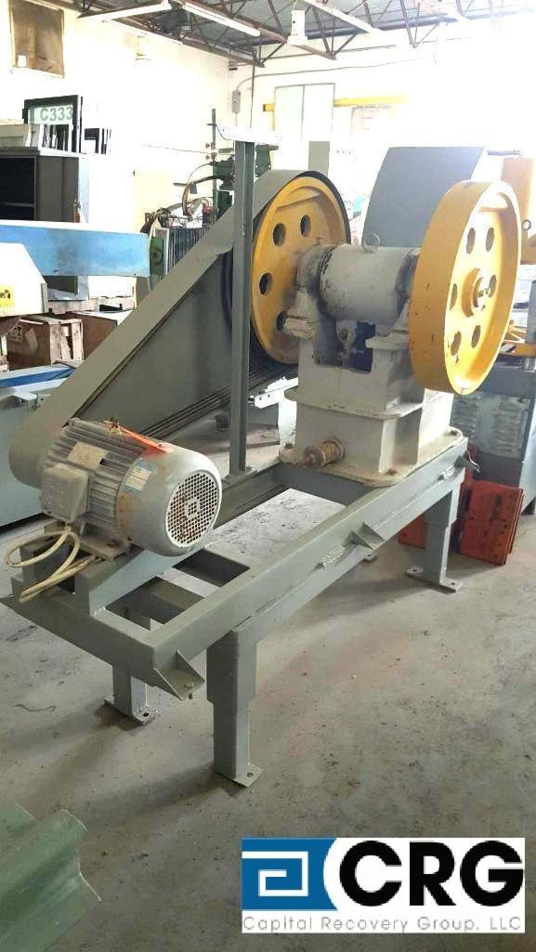 Stone Machine hydraulic crusher, type SY-S72, stamping/splitting machine, exterior size: 58 x 58 x