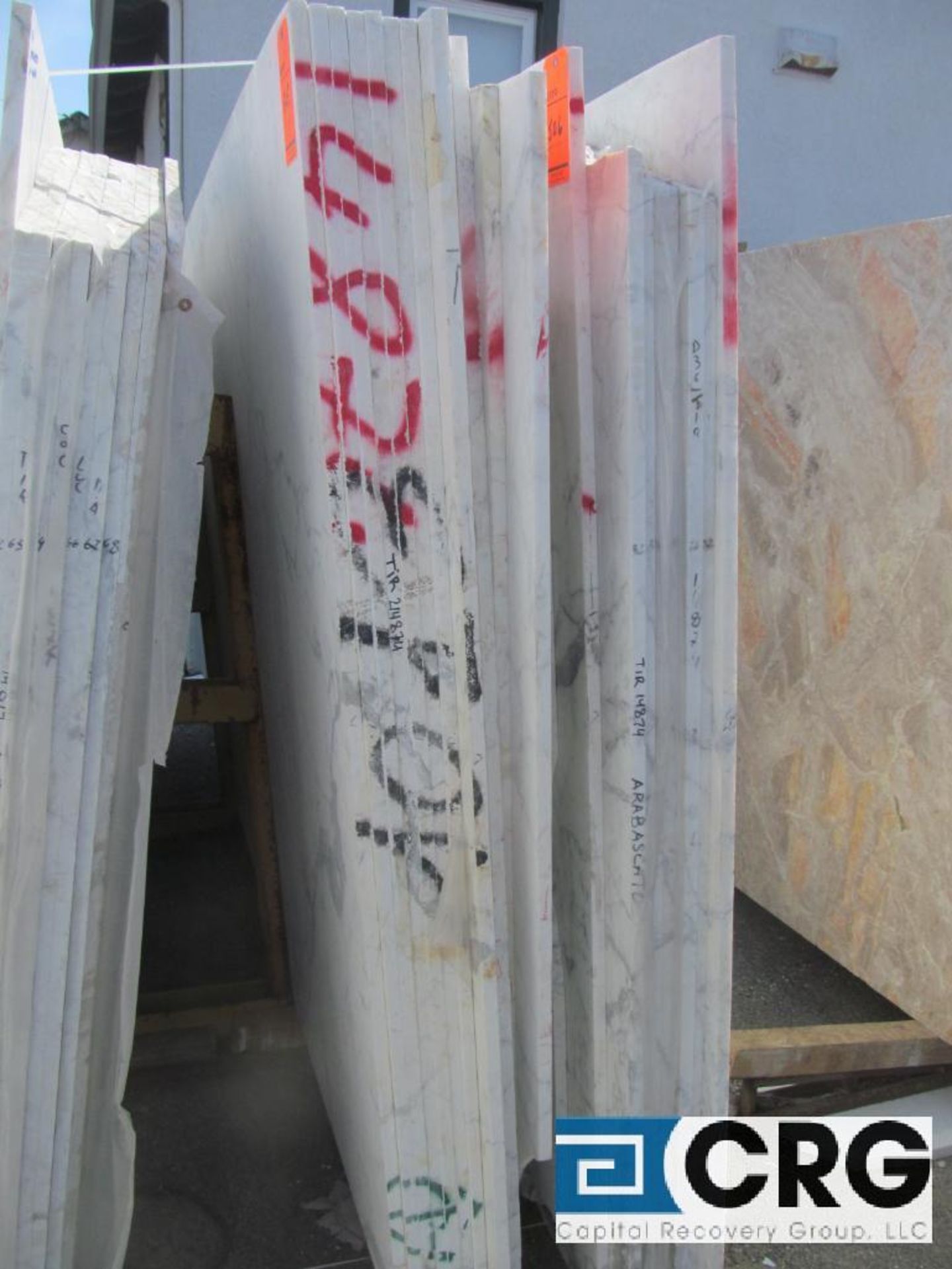 Lot of (12) Statuarietto marble, 3/4 x 124 x 71 - Image 2 of 2