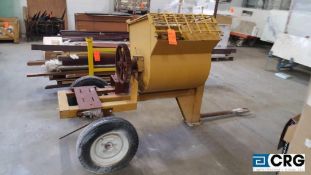 Tag a long cement mixer, make unknown, mo motor, Stonequest personnel may load for $20 fee