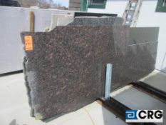 Lot of (2) 3/4 tan brown, 1 1/4 UBATUBA granite