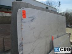 Lot of (9) Ruivina extra marble, 1 1/4 x 114 x 65