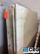 Lot of (9) slabs of Calacatta Balena 106x63, marble