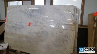 Lot of (11) slabs of Statuarietto 1- 1/4 106x73, marble