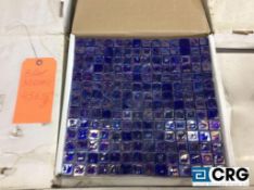 Lot of Blue glass mosaic tiles, 456 sq. ft.