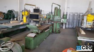 REICHLE u KNOEDLER vertical milling machine planer, model and serial NA, with 22 x 80 inch t slot