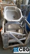 Lot of 12 assorted aluminum sinks.