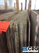 Lot of (21) slabs of Perlato 1/2 120x49, conglomerated slabs