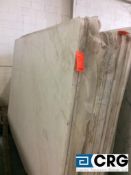 Lot of (11) slabs of Karibib 3/4 96x68, marble