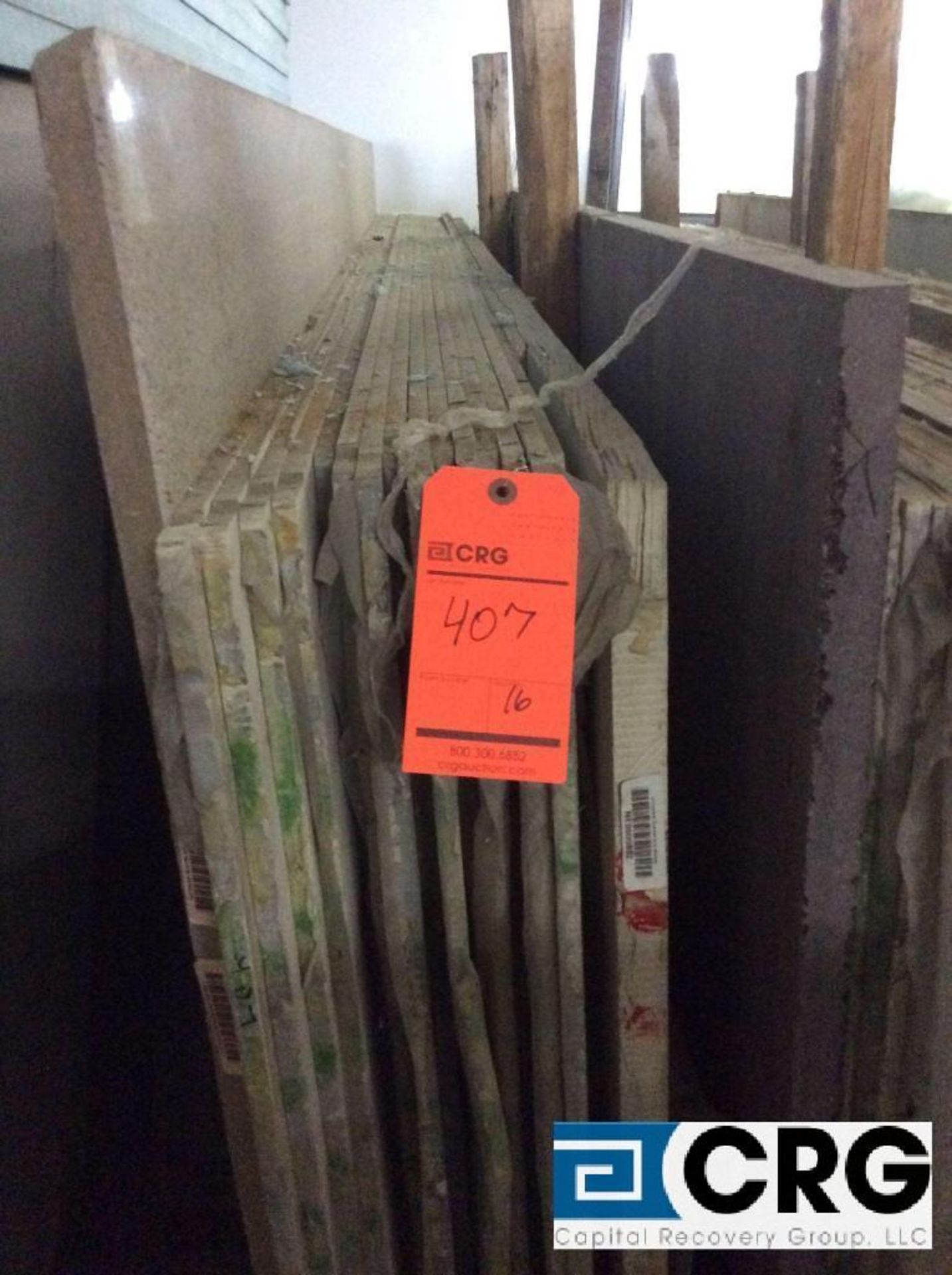 Lot of (16) slabs of Botticino 1/2 120x49, conglomerated slabs - Image 2 of 2