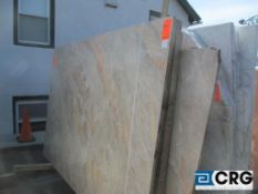 Lot of (9) slabs of Breccia Damascata Beige 1 1/4 104x72, marble