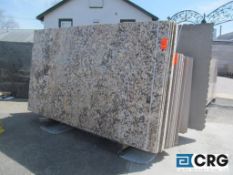 Lot of (8) Maskaraella exotic granite, size 1 1/4 x 122 x 71