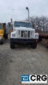 1997 International, 24 foot flatbed truck, diesel with Moffett carrier attachment, Elton Fuller 9