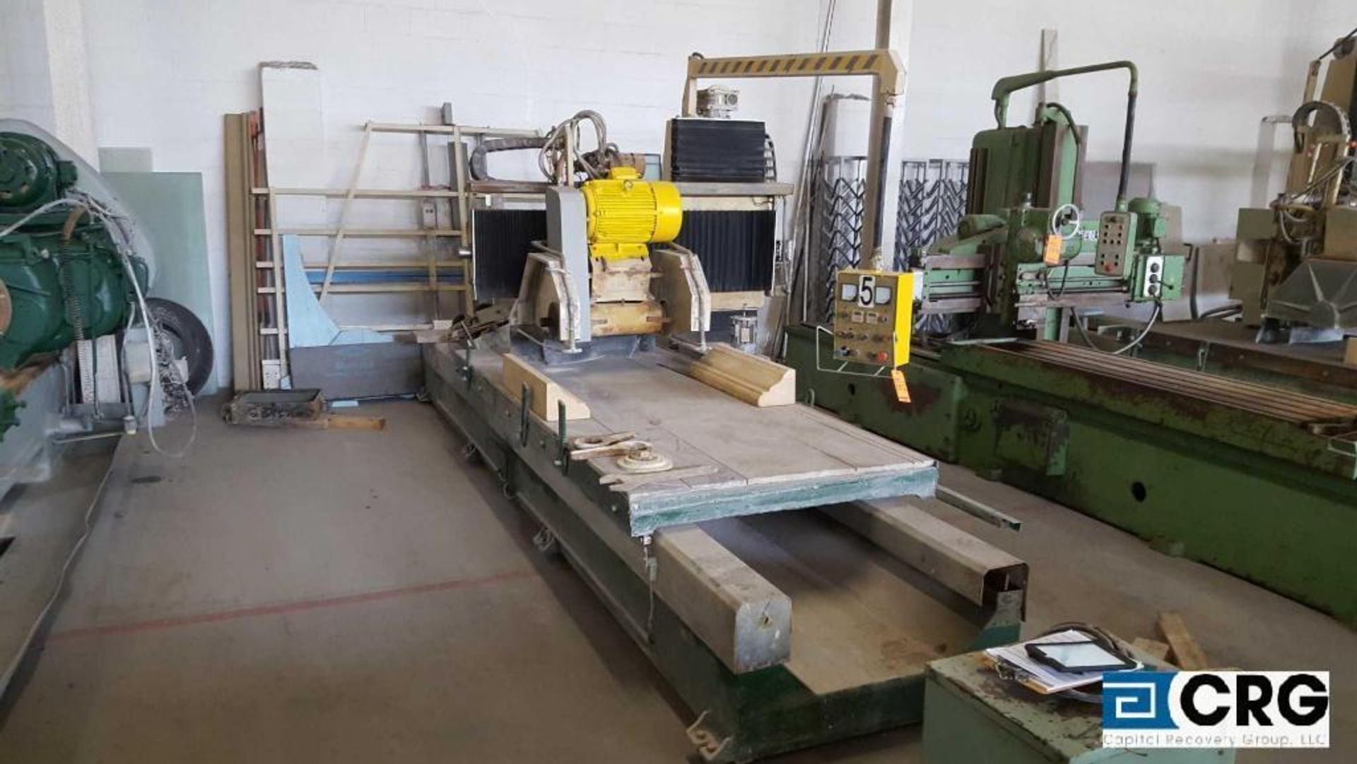 2009 Sheng A twin spindle, stone profiling machine, with template reader, DNFX-1209, 7500 RPM