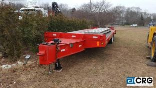 1995 Interstate, 32 foot, 20 ton trailer with 20 foot deck, 6 foot neck, 6 foot tail and ramps,