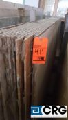 Lot of (18) slabs of Rosso Asiago 1/2 120x49, conglomerated slabs