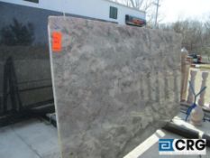 Lot of (2) fire Boudreaux granite with remnants, 1 1/4 x 113 x 64