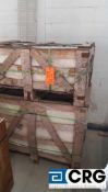 Lot of two assorted crates granite tiles