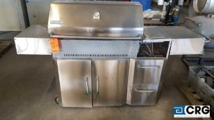 Jenn-Air SS portable gas grill, and one ss electric commercial coffee maker, Stonequest personnel