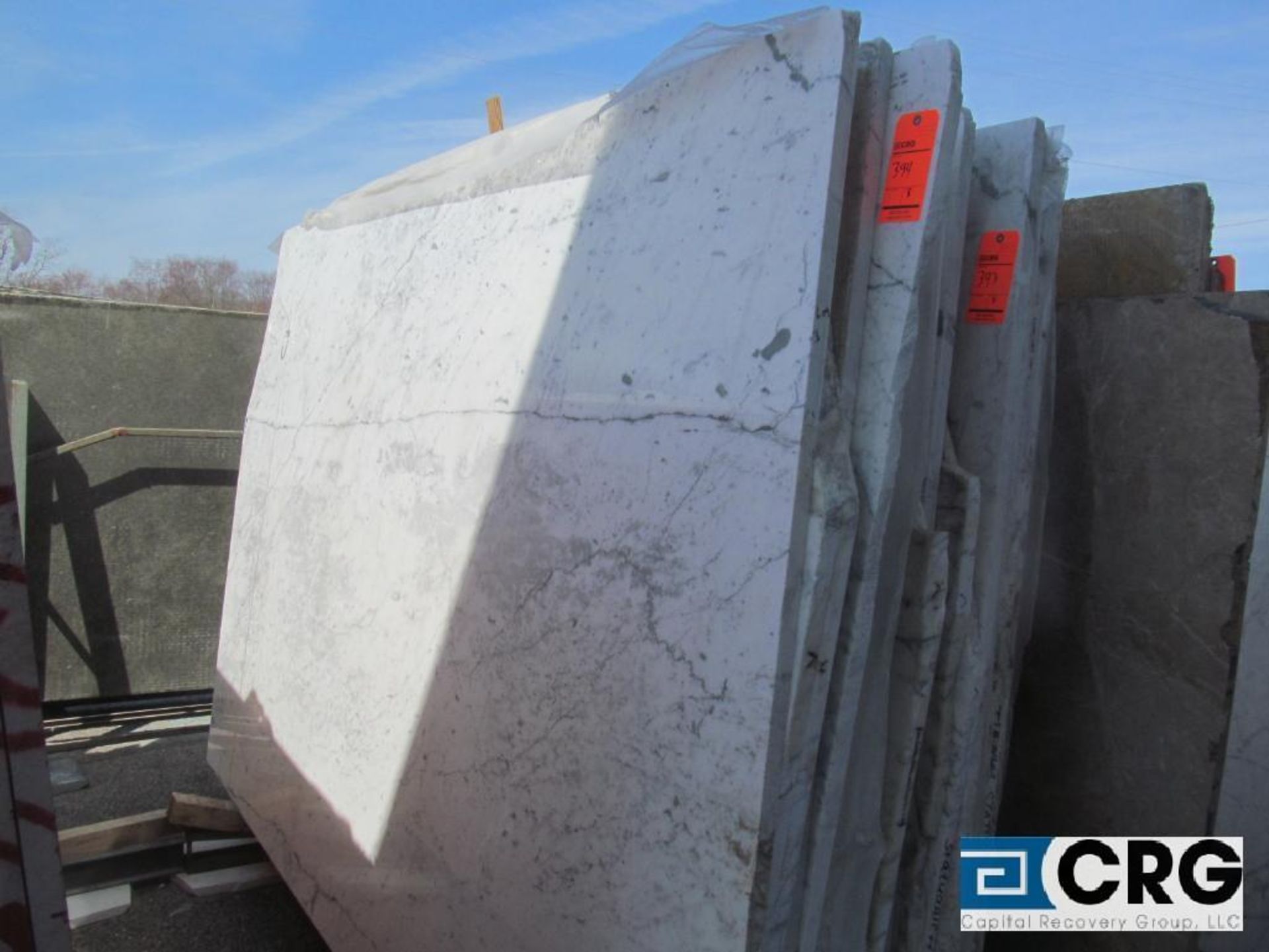 Lot of (8) slabs of Statuarietto 1- 1/4 106x73, marble