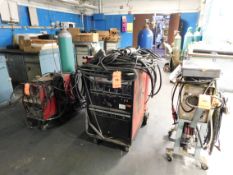 Lincoln square wave welder, mobile, no tank, m/n T16-355, s/n U1970710578