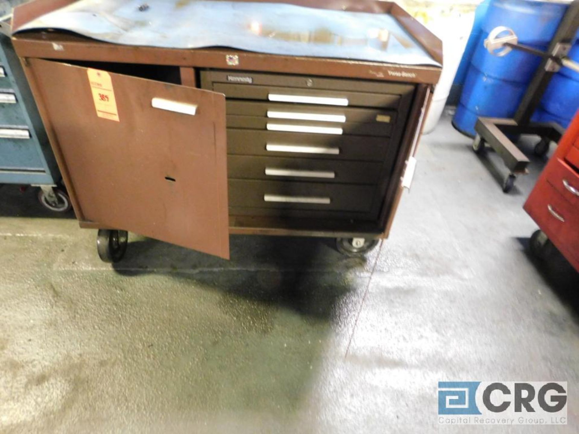 Kennedy 5-drawer mechanic toolbox, mobile