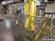 Lot of (2) 5-step mobile safety ladder