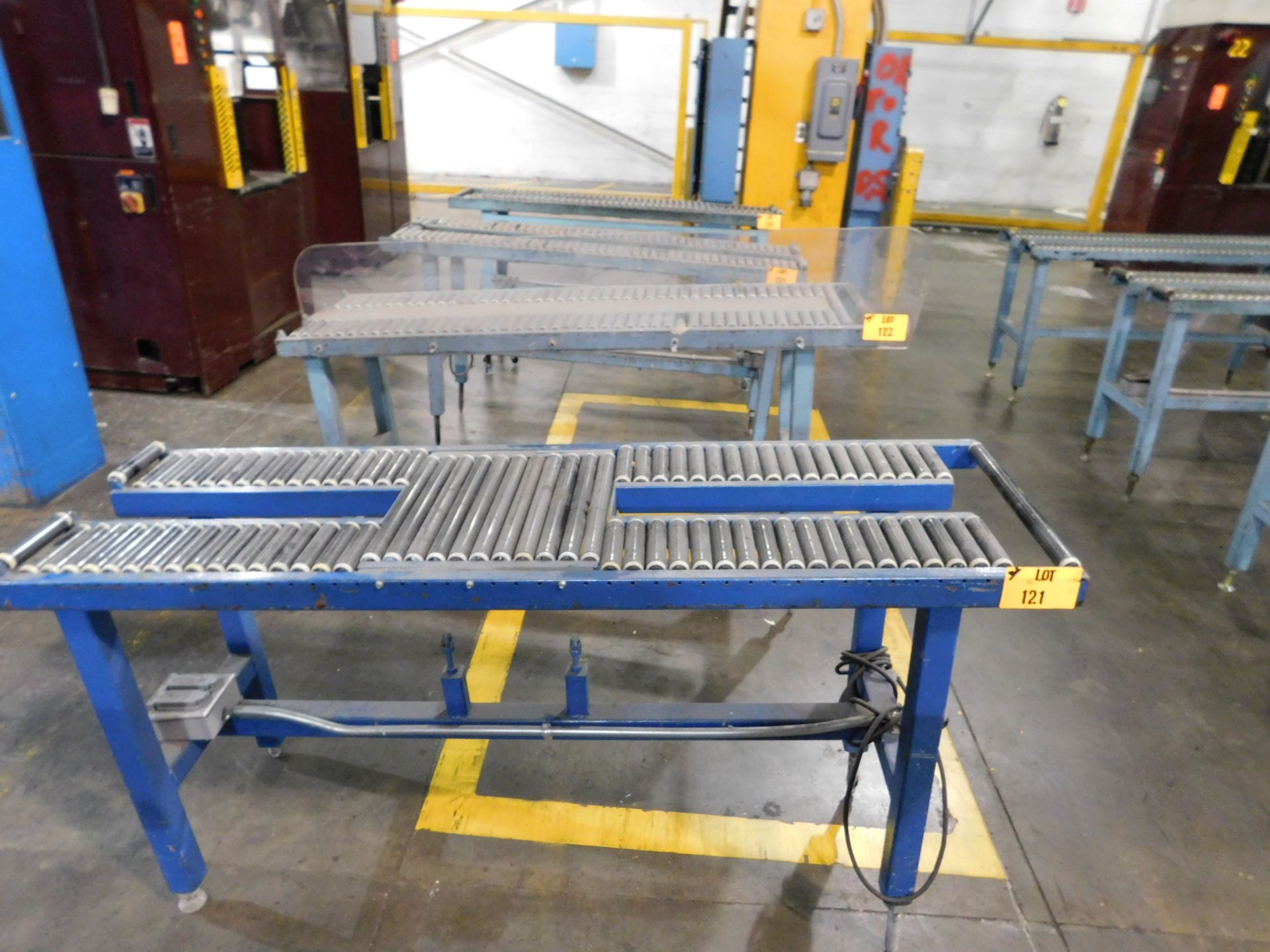 2000 Dynark banding machine with discharge roller conveyor, 5 ft. long by 18 in. wide, asset # - Image 3 of 3