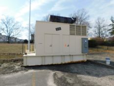 Kohler Power System 800 KW diesel powered generator, 1,500 gallon diesel tank, 668.1 hours, s/n