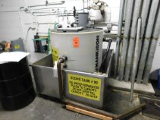 Hankison oil water separator system with 210 gallon poly tank (located on 3rd floor)