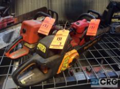 Lot of (3) asst Poulan, Stihl, and Homelite gas powered chain saws (LOCATED INDUSTRIAL COURT