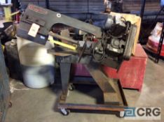 Dayton portable horizontal bandsaw, 16 inch wide X 6 inch throat, 1 phase (LOCATED INDUSTRIAL