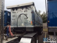 2001 Benson International 31’ tri-axle Dump trailer, draw back trailer cover, aluminum bed, aluminum