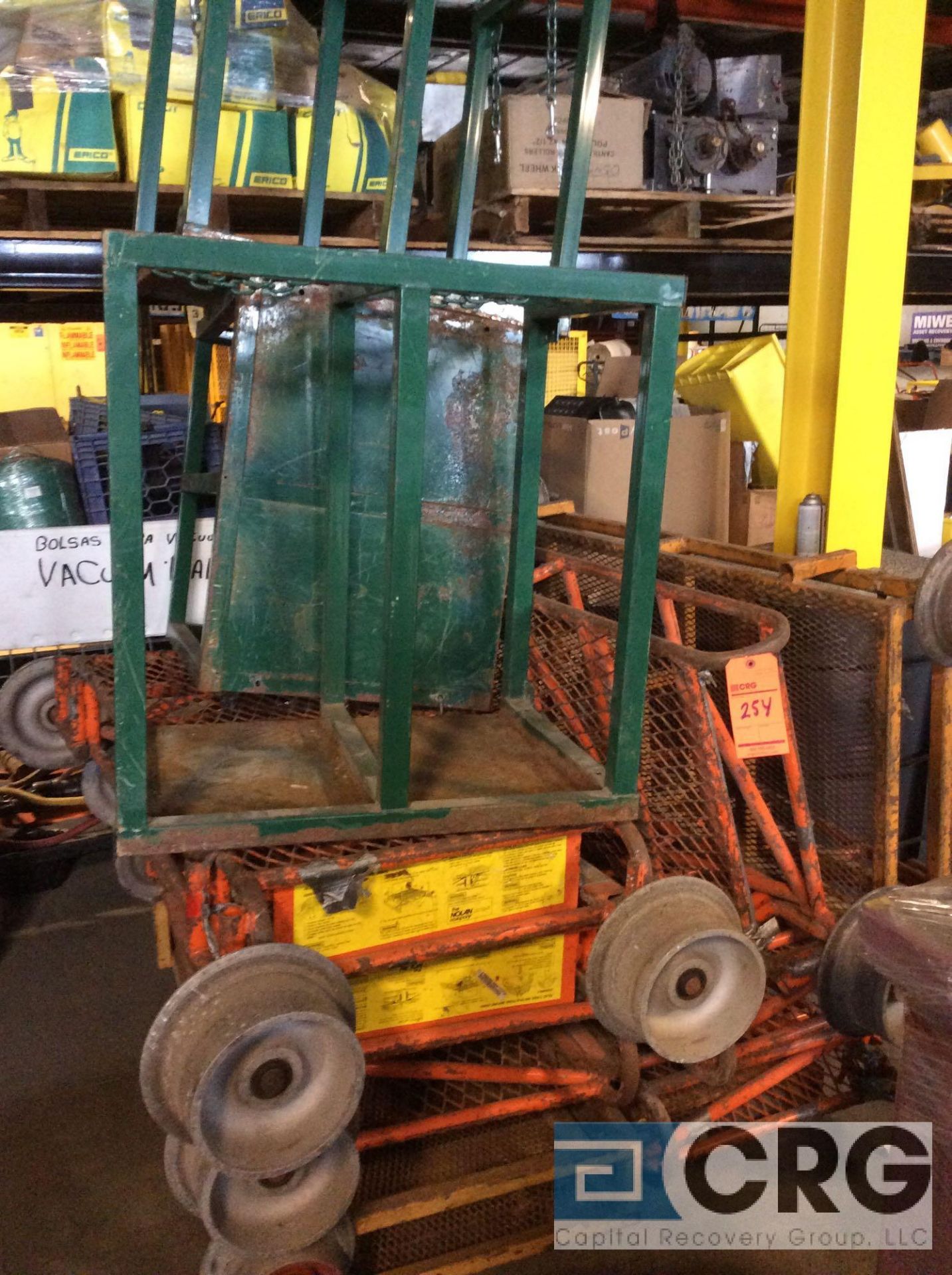 Lot of asst Nolan 5000 lb capacity carts