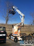 Marklift snorkel manlift, mn 30KBN, 30 feet max height, pneumatic tires, built in charger (LOCATED