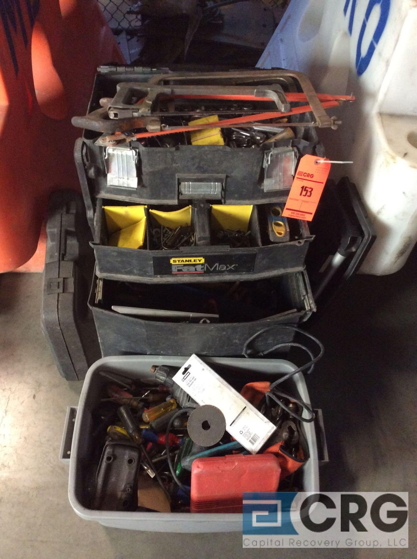 Lot of asst small handtools with case (LOCATED INDUSTRIAL COURT INSIDE)