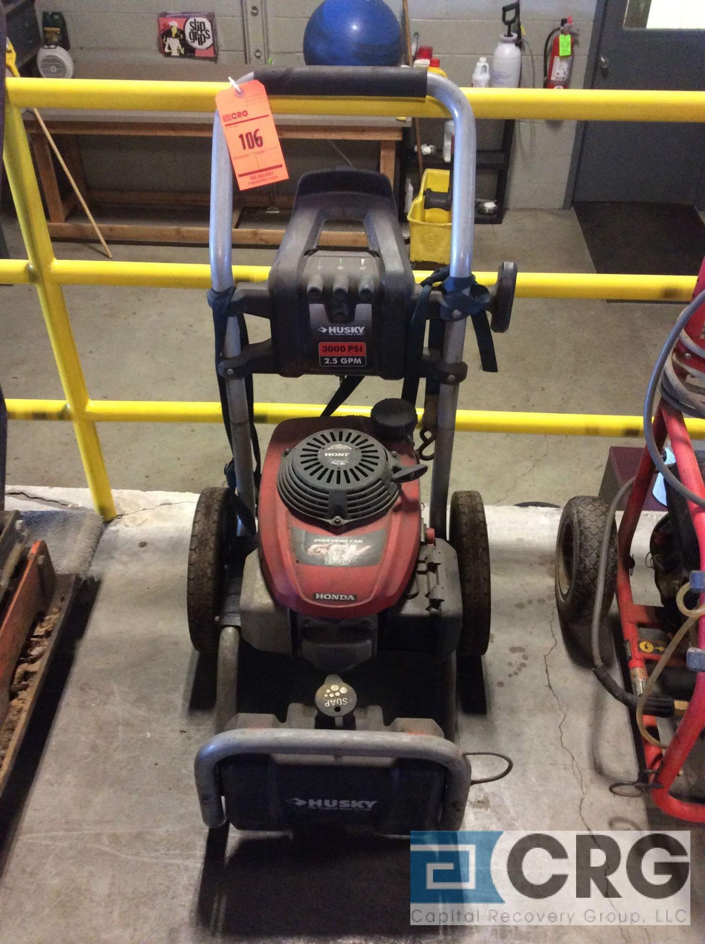 Husky portable pressure washer, 3000 psi, 2.5 gpm, with Honda GCV190 engine (LOCATED INDUSTRIAL