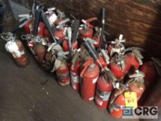 Lot of asst fire estinguishers