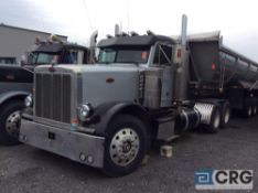 1993 Peterbilt 379 tractor/heavy haul, 2406C CAT 425 Hp, 8LL trans., 119" hood, 46 rears, alum.