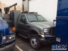 2003 Ford F55 service truck, 6.0 diesel, auto, A/C, new springs, brakes, transmission, underhood