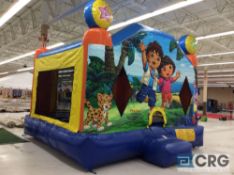 Ninja Jump inflatable bounce house, 15 x 15', with blower.