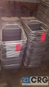 Lot of (55) assorted aluminum frame with plastic seat folding chairs