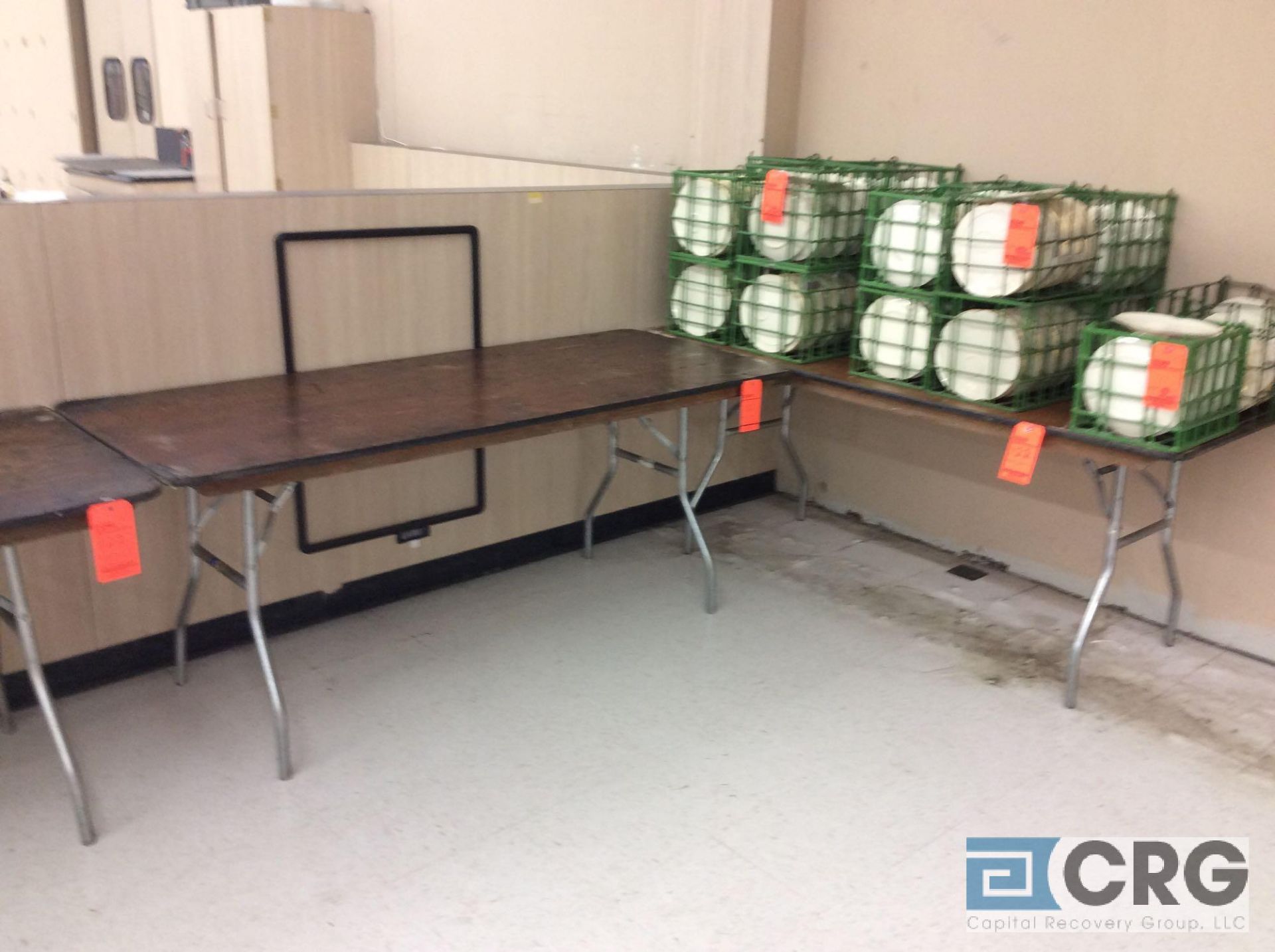 Lot of (22) assorted 30" x 72" folding leg tables. Does not include any contents displayed on them. - Image 2 of 4