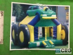 Monster Truck, inflatable bounce house, blowers NOT included. Could not fully inflate, ceiling too