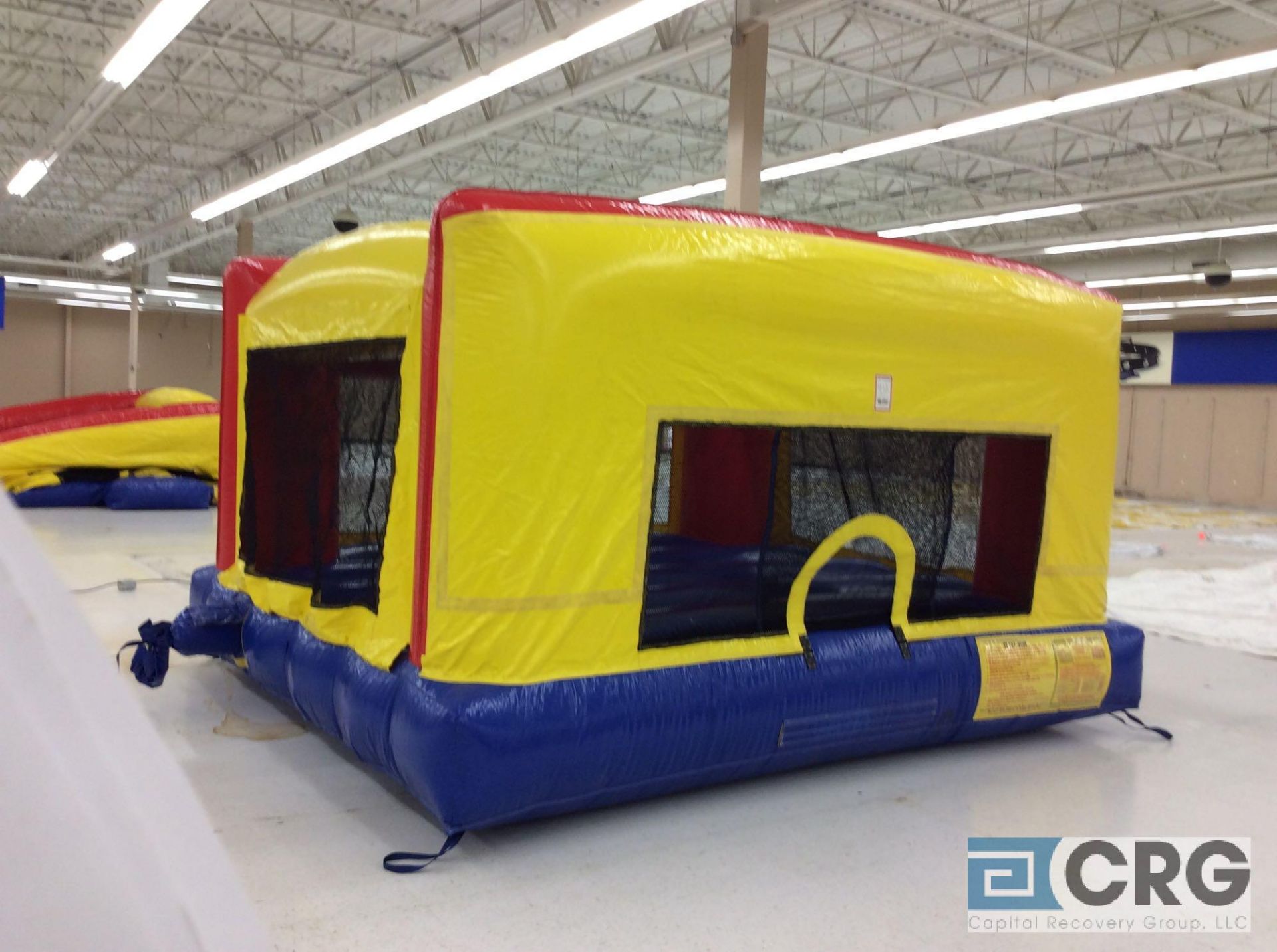 Indoor or outdoor bounce house, 9' maximum height, 12 x 12' , with blower.