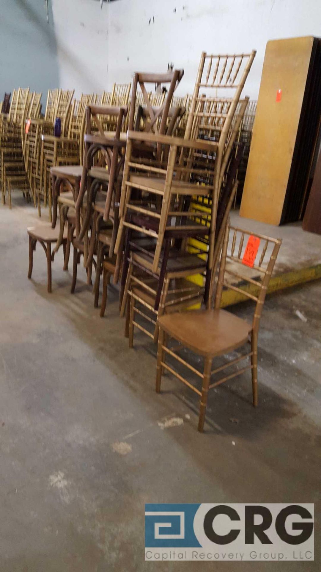 Lot of (16) assorted wood chairs, (10) crossback, and (6) chivari - Image 2 of 2