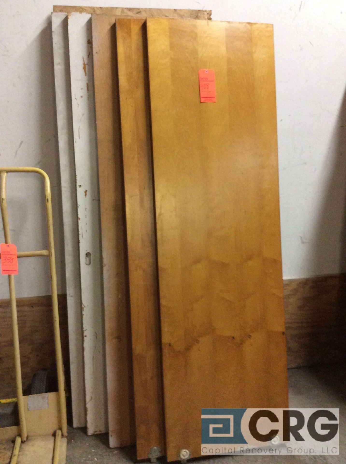 Lot of (9) assorted wood doors, (3) solid and (6) composite. - Image 2 of 2