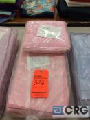 Lot of (124) assorted pink cloth napkins