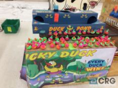 Lucky Duck carnival game with wood case.