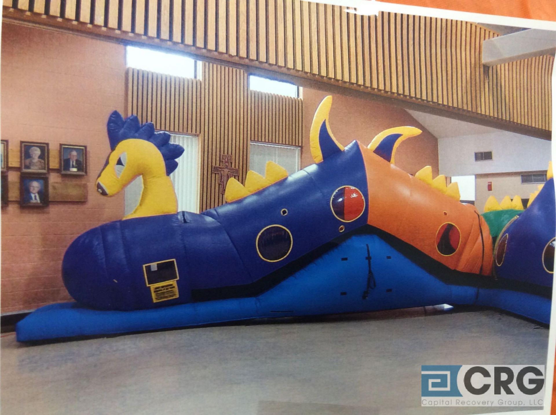 Sea Monster, inflatable bounce house, requires two blowers, which are NOT included